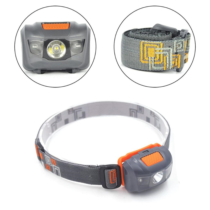 Mini 3 Mode Waterproof 800Lm LED Flashlight Super Bright Headlight Headlamp White+Red LED Torch Lanterna with Headband