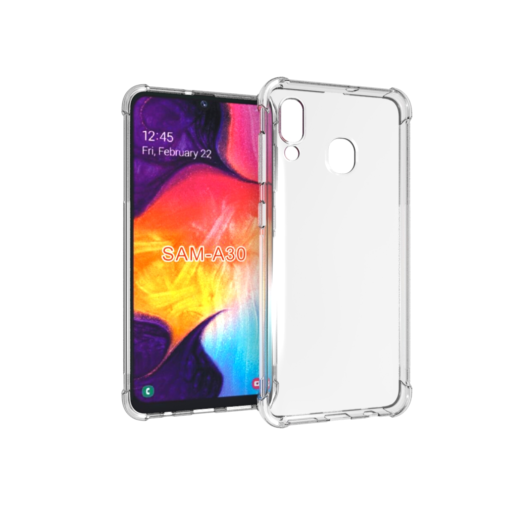 Transparent Shockproof soft  case For Samsung Galaxy A30 Tpu cover