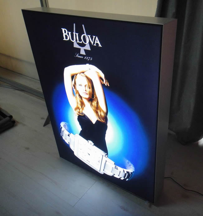 Backlit light CE and SGS approved LED magnetic panel Cinema advertising light box