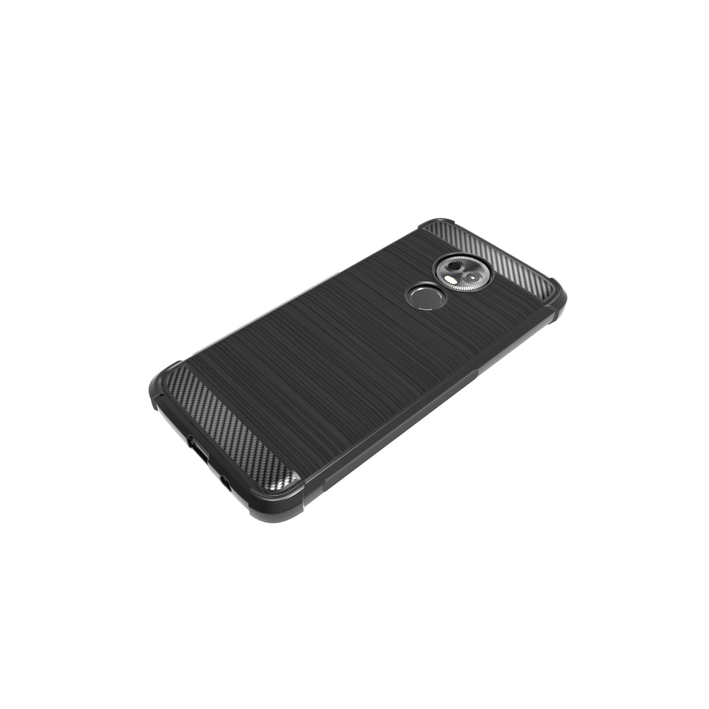 Carbon Fiber Soft Tpu case For Motorola Moto G7 Power
