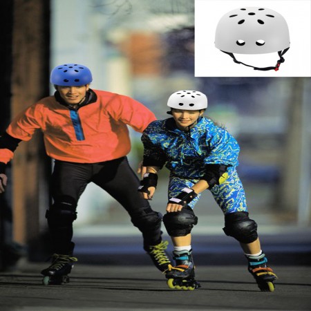 Bicycle cycle bike BM skateboard Skate stunt MATT White helmet -Large 58-62cm