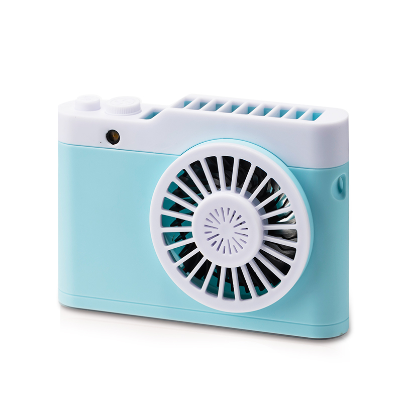 Hot LED Camera Fan 1800mAh Air Outlet Aromatherapy Mini Portable Fan
