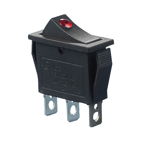 High Quality SPST ON OFF T105 Rocker Switch With Light Indicator Kema Electrical Switch
