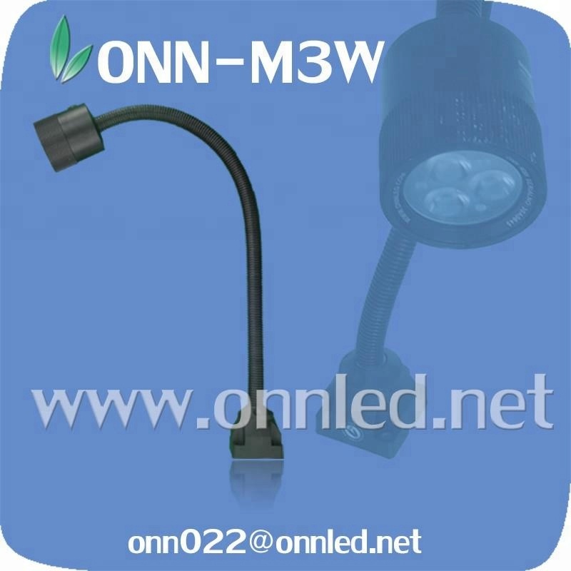 Model M3W 24V 220V IP65 4.5W flexible gooseneck lamp for machine