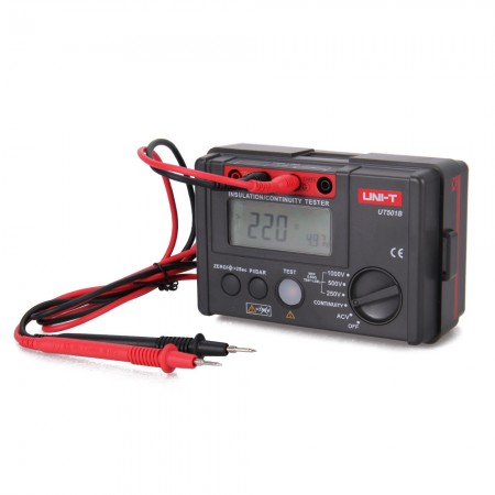 UNI-T Digital Insulation Resistance Tester Ohmmeter Voltage Current Voltmeter Ammeter