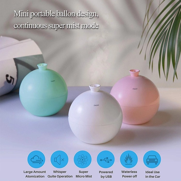 Mini Humidifier USB,Portable Humidifier for Travel,Cool Mist Ultrasonic Humidifier for Car Airplane Hotel Office