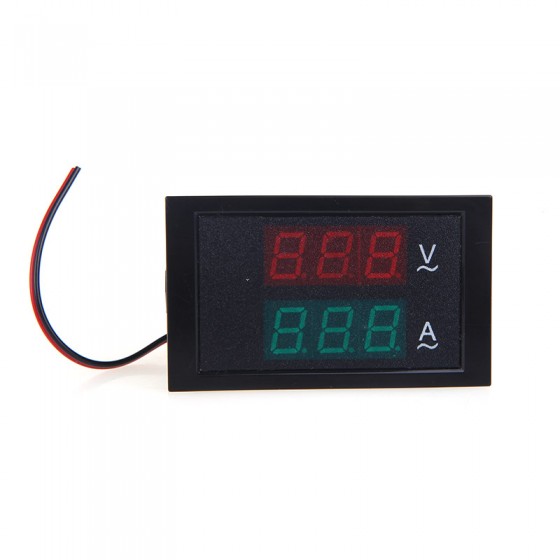 High Quality Digital LED Voltage Meter Ammeter Voltmeter with Current Transformer AC80-300V 0-100.0A Electrical Instruments
