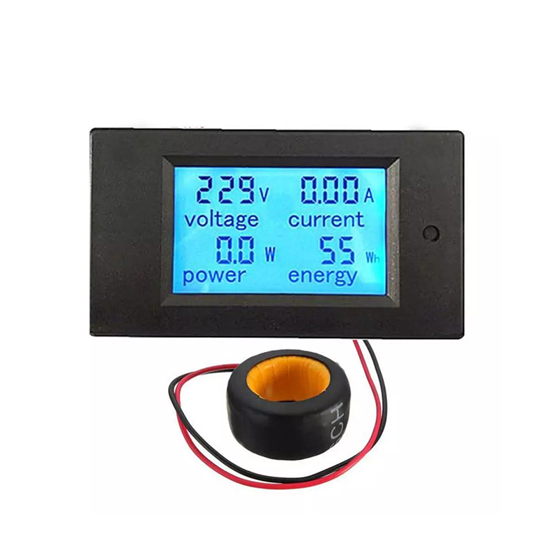 Digital Voltmeter Ammeter AC80-260V /100A Voltage Current Power Energy Meter LCD Voltage Current Meter