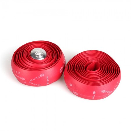 2 Road Race Bike Bicycle Cycling Handlebar Tape Ribbon Wrap with 2 Plugs