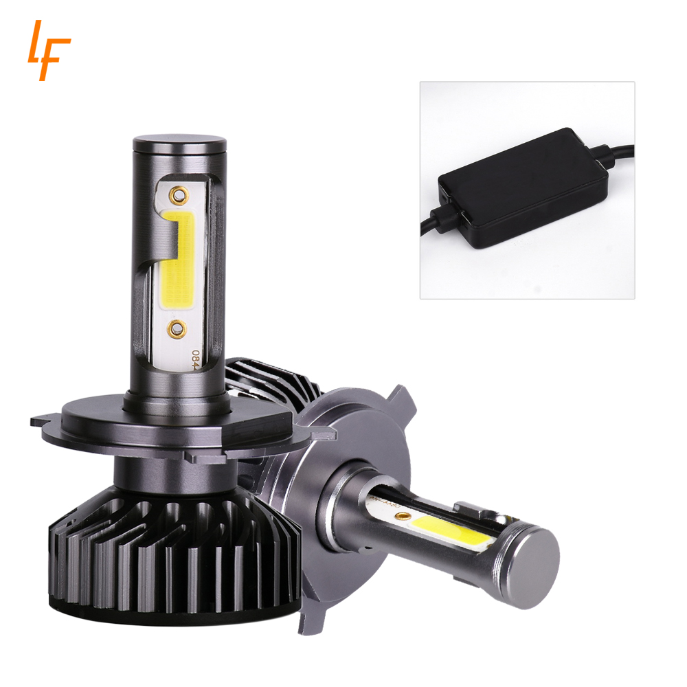 Auto lighting system canbus h4 error free bulb car led headlight bulb car motorcycle led light bulb