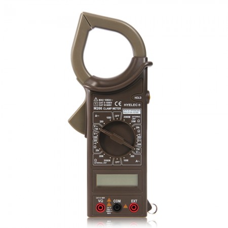 Clamp Meter Multimeter ACDC Volt Current Resistance Tester M266