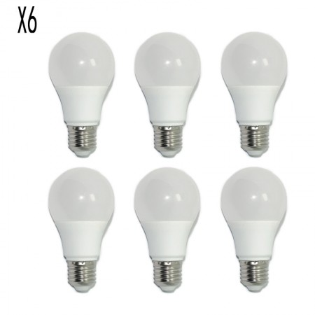 JS E27 5W 103535SMD 400-450LM 2800-3200K/6000-6500K Warm White/White Light LED Globe Ball Bulb(6PCS AC85-265V)