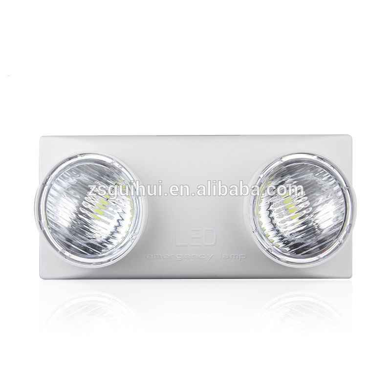 automatic wall hanging twin head led emergency light