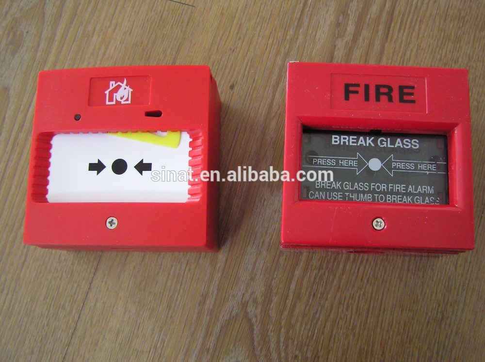 Red Fire Panic Button for fire fighting alarm Emergency