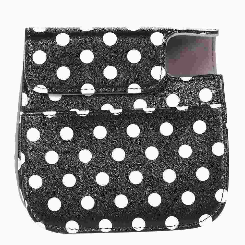 Compact Classic Vintage PU Leather Camera Bag Case with Shoulder Strap for Instax Mini 8 8+ Instant Film Camera