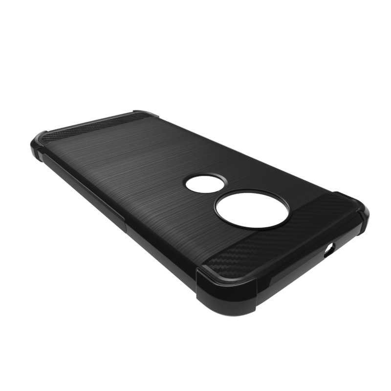 Carbon Fiber Soft Tpu case For Motorola moto G7