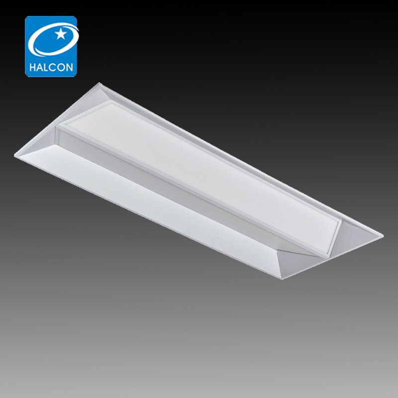 led office recessed slim panel troffer light