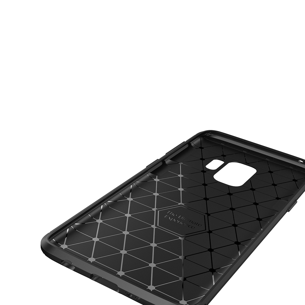 Carbon Fiber 360 Protective phone case For Samsung galaxy S9 TPU Silicone back cover case