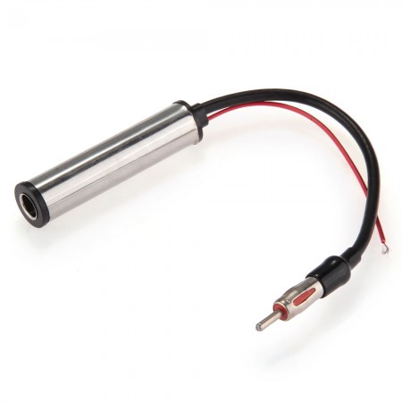 Car Antenna Radio TV FM Signal Reception Amplifier Amp Booster 12V