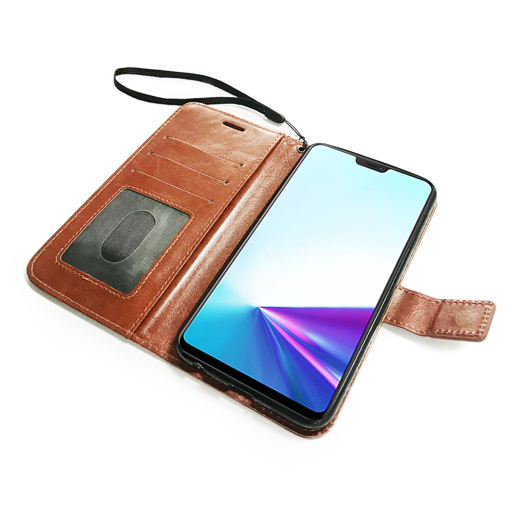 New Luxury cell phone case Book Wallet Flip leather Case for Vivo Z3X cover Pouch