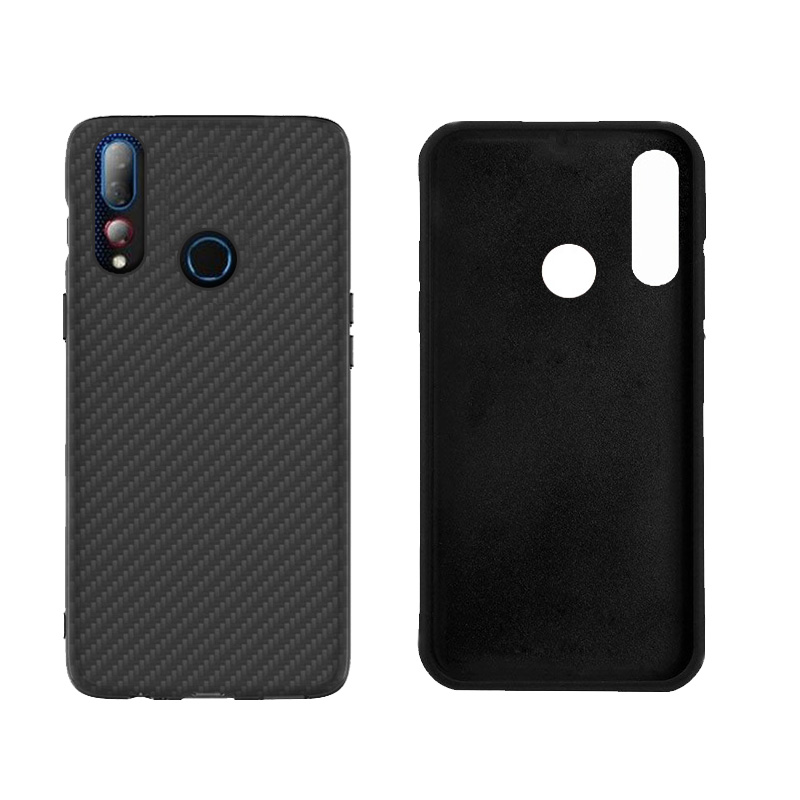 Premium Carbon Fiber  Case Full Sides Protective Shell Back shockproof Cover Design For HTC Desire 19 Plus