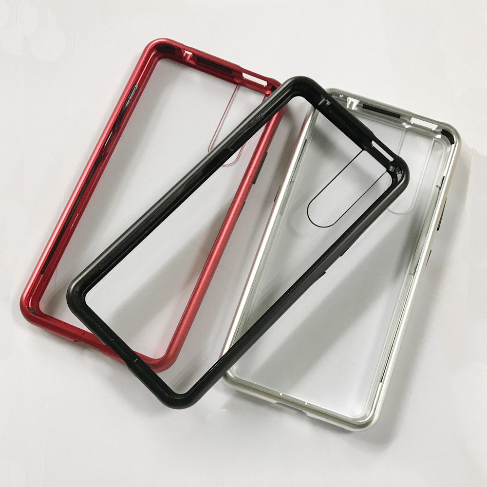 Magnetic full Tempered Glass cover For Vivo V15 Pro flip cell phone Metal case In stock