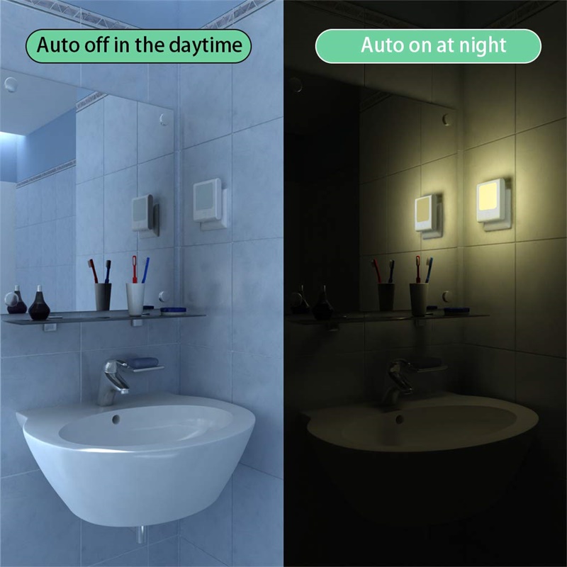 hot selling hallway plug in led night light lamp with auto sensor