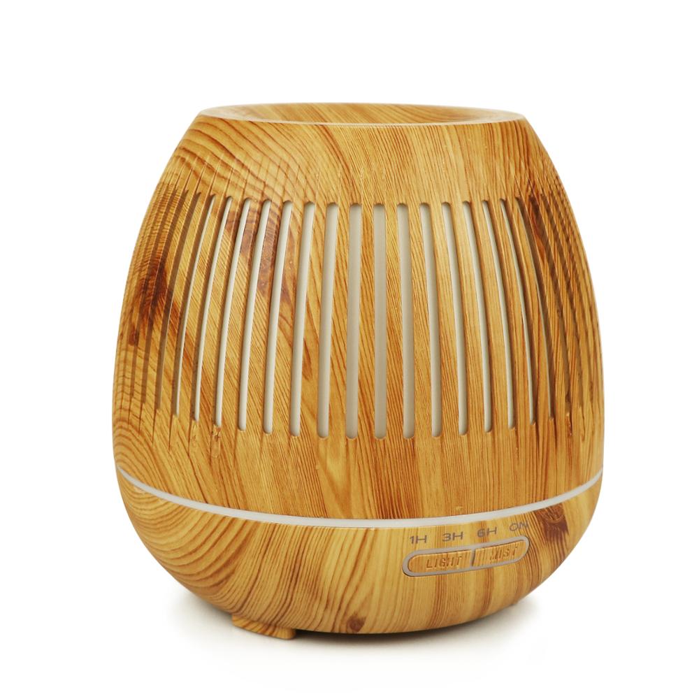 Retro Style & Remote Control  Cool Mist Humidifier,400ml Essential Oil Diffuser for Home,Office,Hotel