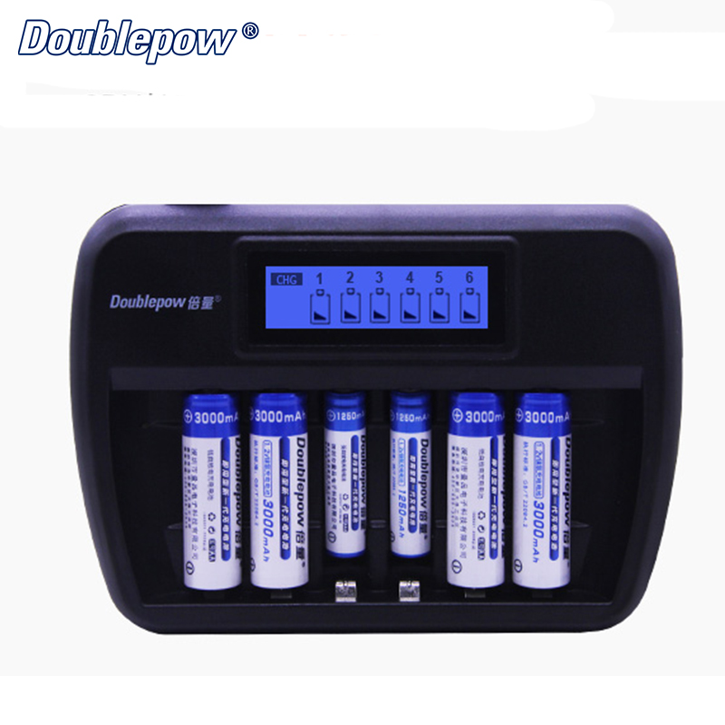 8 Slots Ni-MH Ni-CD Battery Intelligent Quick Charger with LCD Display