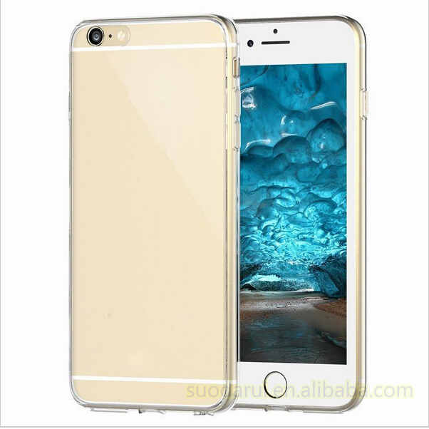 100% Comfirm Transparent TPU Protective Case For iPhone 6s Soft Silicon Gel Covers