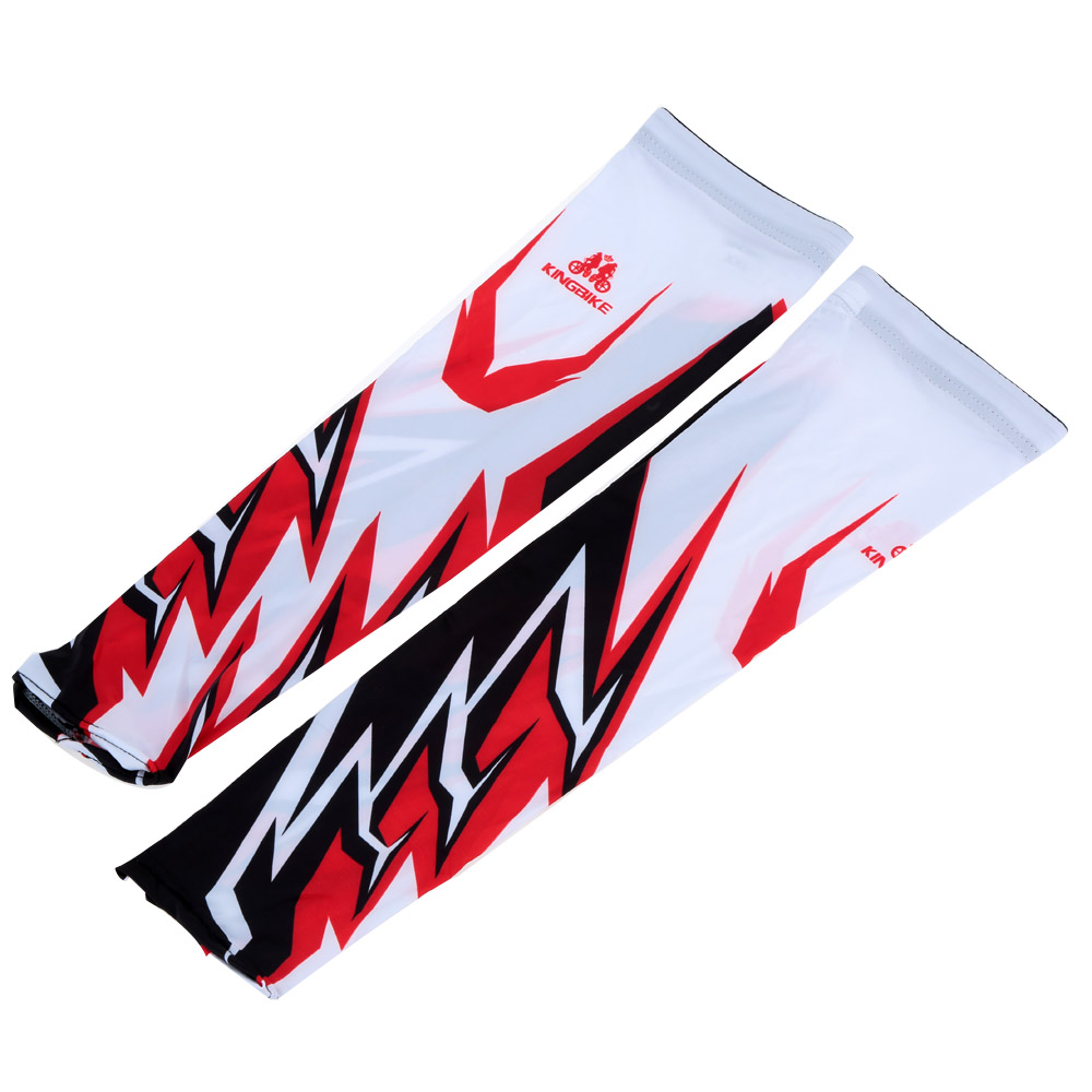 88% Polyester+12% Spandex Elastic Breathable Bicycle Arm Sleeves Unisex Sun Protective UV Cover Arm Warmers for Cycling Lovers