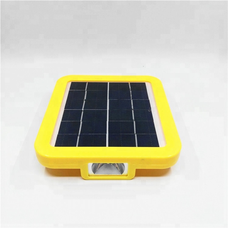 2w solar panel mini mobile charger with light bulb