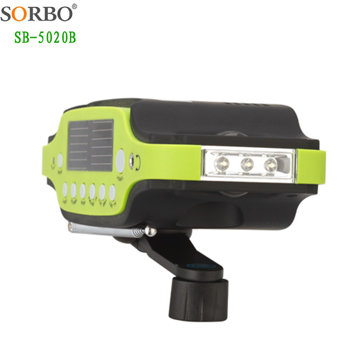 Most Popular Portable Solar FM Radio with LED Flashlight Torch for Outdoor,High Quality AM Radio with Power Bank for Phone