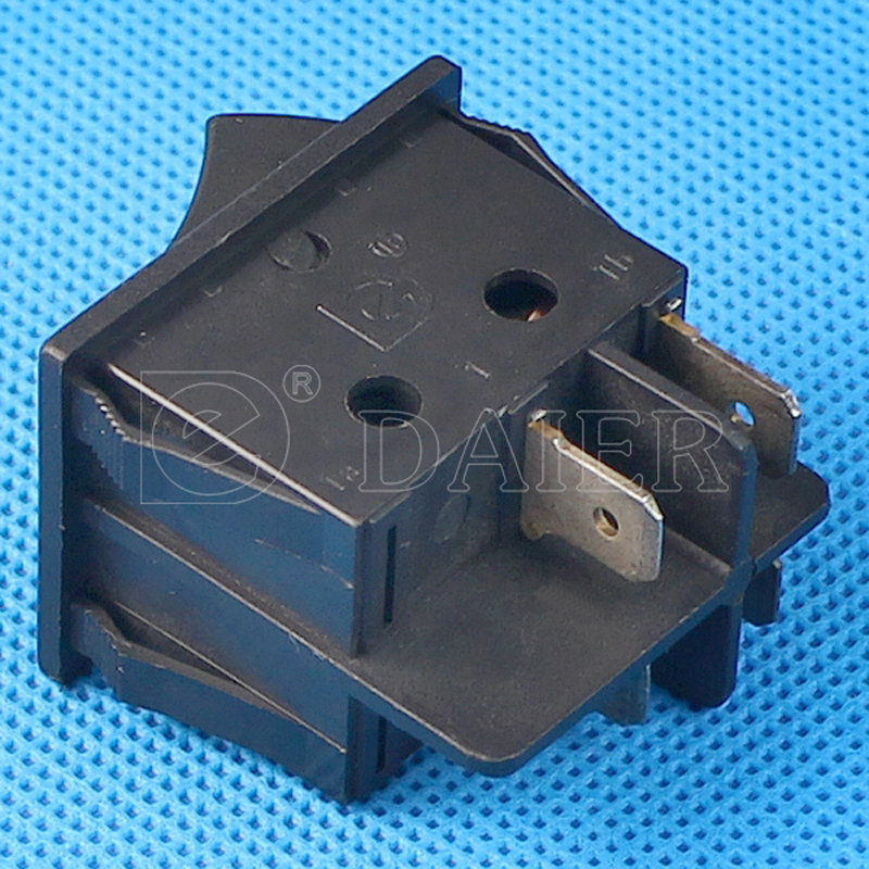 16A 250VAC ON OFF KCD2 Rocker Switch T120 55 With Solder Terminal T120 Switch