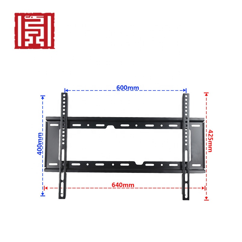 Anti-theft led swivel tv wall mount full motion rotate 90 degrees