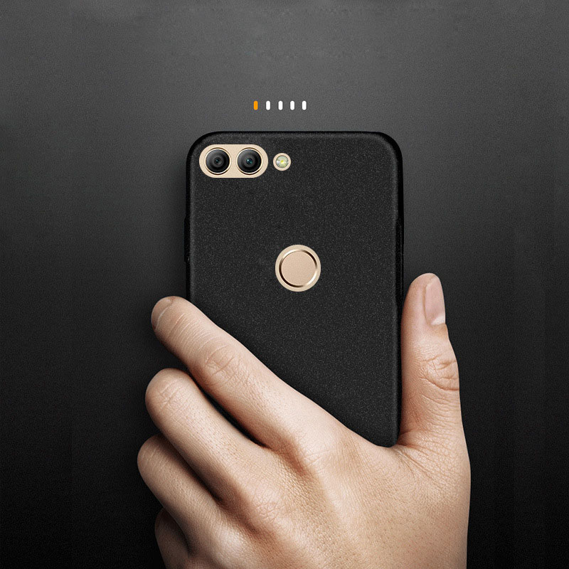 PC Hard sandstone case for Huawei Y9 2018 back cover