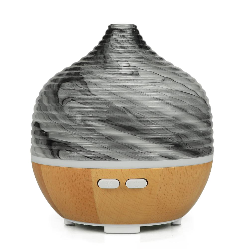 Real Wood Glass Essential Oil Diffuser - Advanced Aroma Diffuser with Strong Mist Output & Best Ultrasonic