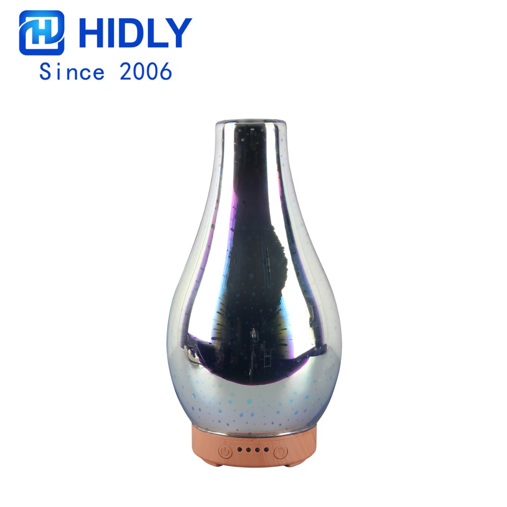 2018 Factory Updated Bowling Ball Design Aromatherapy Essential Oil Diffuser with 3D glass Effect