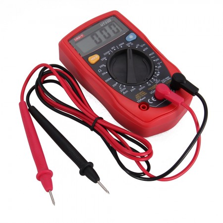 UNI-T Handheld LCD Display Multimeter AC DC Voltage Current Resistance Tester Meter