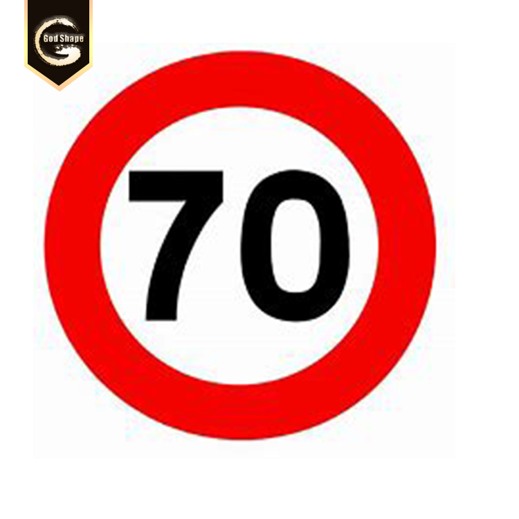 GS Reflective aluminium sheet traffic road signs metal signage traffic speed 10 mph limited signs