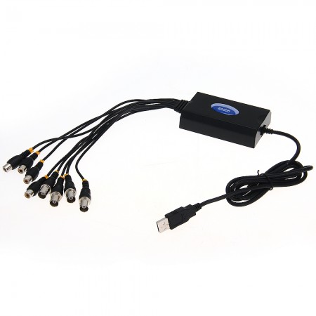 4 Channel USB 2.0 DVR Security Video Audio Recorder Camera System Capture Card