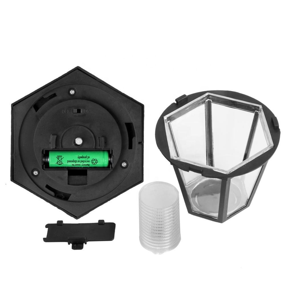 plastic Hexagon outdoor garden lights