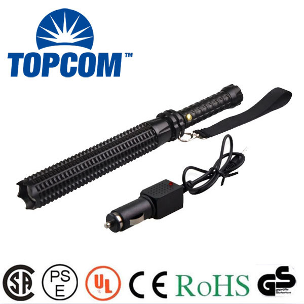 Baton Police Self-Defence Led Coon Hunting Light Rechargeable Flashlight