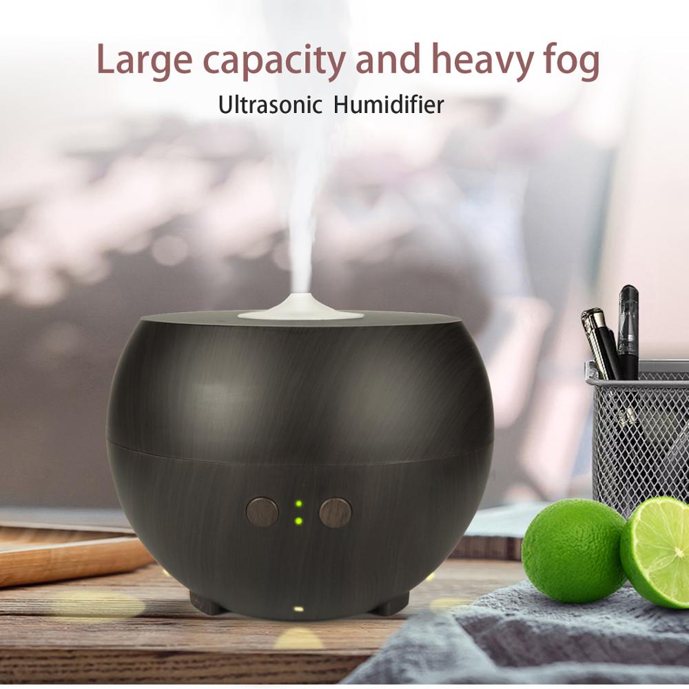 Hidly 3rd Version Essential Oil Diffuser with Noise Reduction Design, 600ml Ultrasonic Diffusers Cool Mist Humidifier