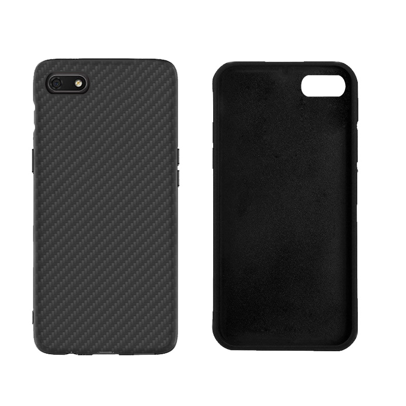 Matte Finish Carbon Fiber Textured Light Thin Shock Absorbing Bumper Skin hard case For Huawei Y5 Lite 2018