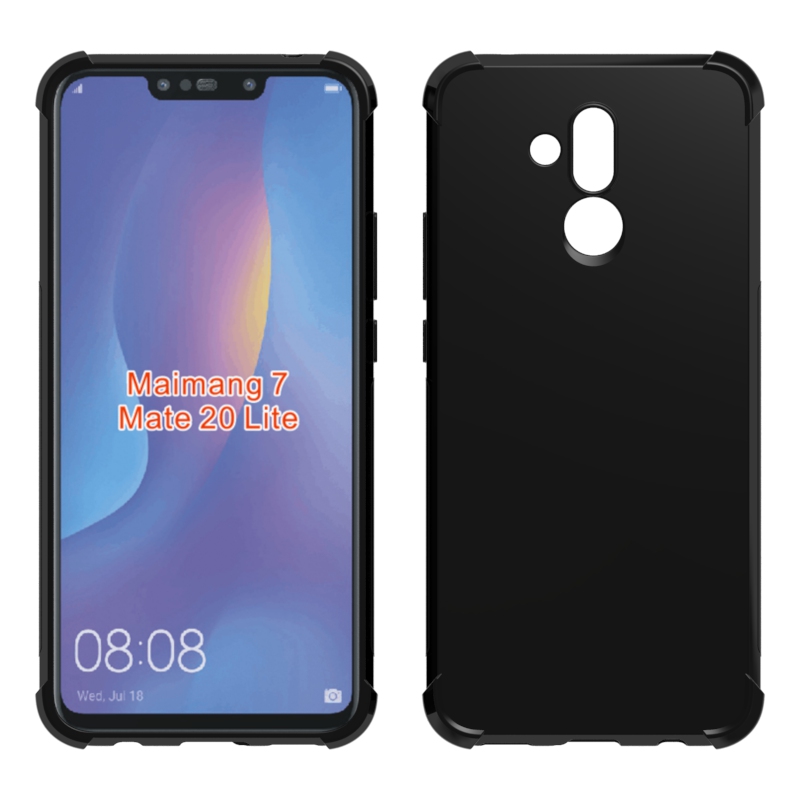 Transparent Shockproof soft Tpu cover case for Huawei mate 20 lite