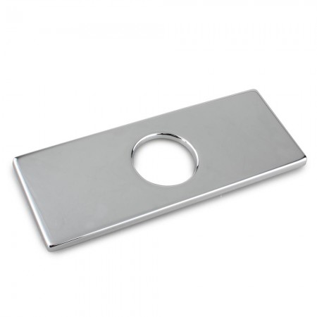 Polished Kitchen Bath Faucet Sink Vessel Hole Cover Deck Plate Bathroom Decor