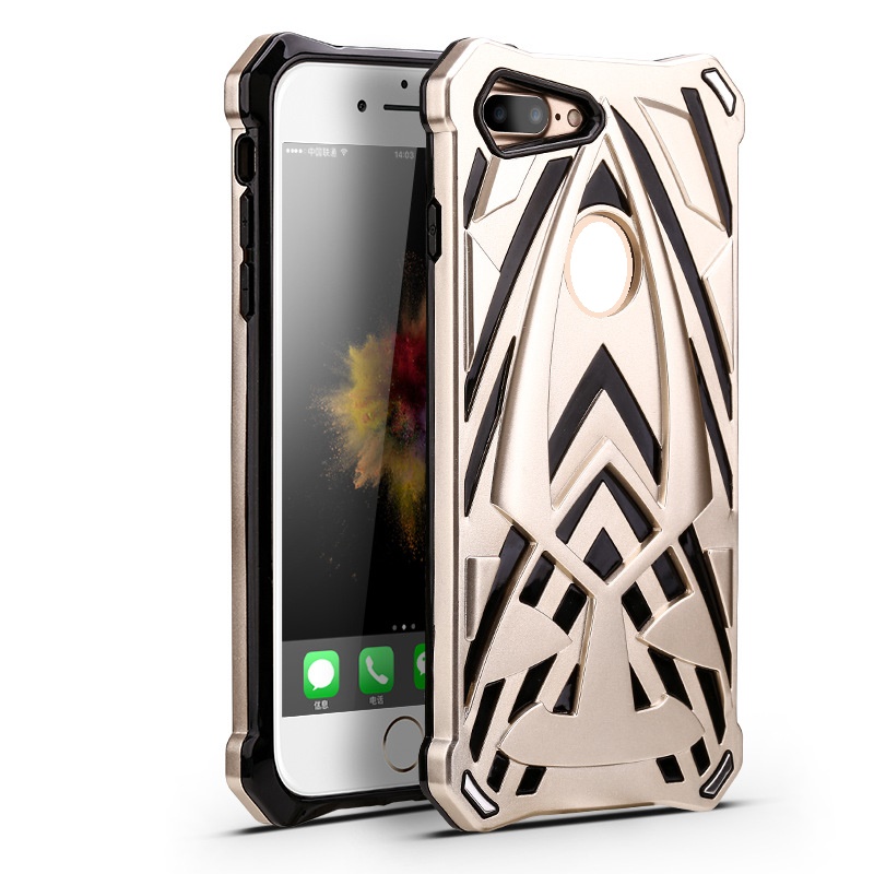shockproof armor 360 cover TPU+PC phone case for iPhone 6 7 8 plus