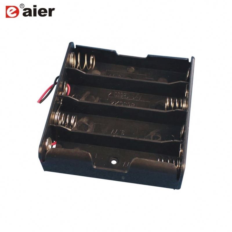 Plastic Liion Battery Holder 18650 Battery Case  Leads Pcb Battery Holder