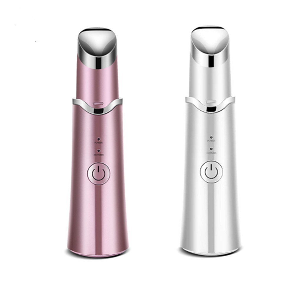 Anti-Aging Anti-Wrinkle heated electric eye massage pen Iron Eye Massager USB Rechargeable